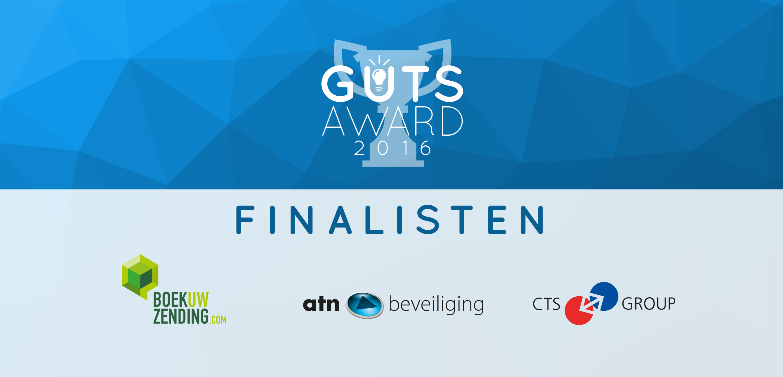 3 finalisten The Guts Award bekend
